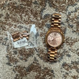 Michael Kors rose gold 43mm watch